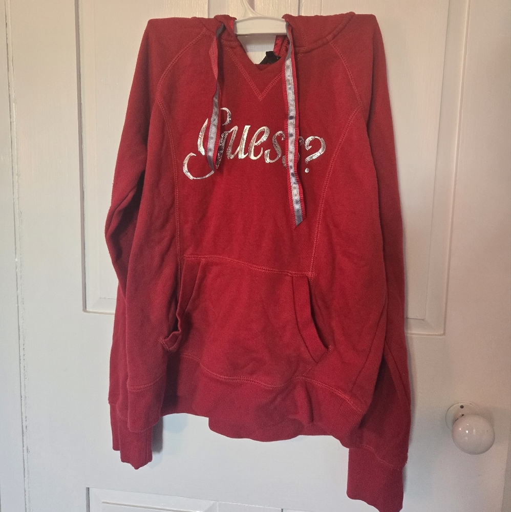Rare Guess Vibrant Red Pullover